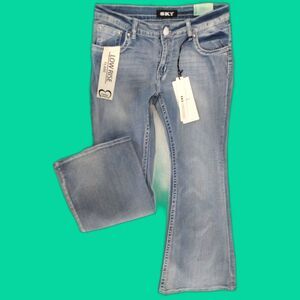 Sky Premium Collection Cross Embellished Boot Cut Jeans, Women's, Size 15/32